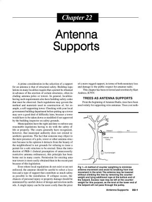 [Chap 22] • Antenna Supports